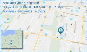 PRACOWNIA ENDOSKOPII - "CORPORA-MED" CENTRUM LECZNICZO-REHABILITACYJNE SP. Z O.O. - UL. CICHOCIEMNYCH 18,  GLIWICE