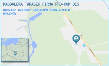 ODDZIAŁ DZIENNY ZABURZEŃ NERWICOWYCH - MAGDALENA TARASEK FIRMA PRO-KOM BIS - UL. ZAWIERCKA 18,  MYSZKÓW