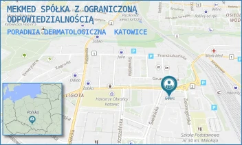 PORADNIA DERMATOLOGICZNA - MEKMED SPÓŁKA Z OGRANICZONĄ ODPOWIEDZIALNOŚCIĄ - UL. PANEWNICKA 5,  KATOWICE