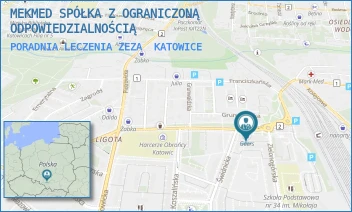 PORADNIA LECZENIA ZEZA - MEKMED SPÓŁKA Z OGRANICZONĄ ODPOWIEDZIALNOŚCIĄ - UL. PANEWNICKA 5,  KATOWICE
