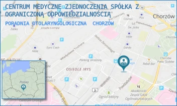 PORADNIA OTOLARYNGOLOGICZNA - CENTRUM MEDYCZNE ZJEDNOCZENIA SPÓŁKA Z OGRANICZONĄ ODPOWIEDZIALNOŚCIĄ - UL. ZJEDNOCZENIA 3,  CHORZÓW
