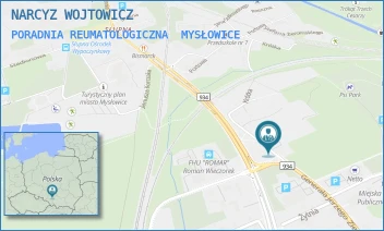 PORADNIA REUMATOLOGICZNA - NARCYZ WOJTOWICZ - UL. GEN.ZIĘTKA 74C,  MYSŁOWICE