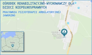 PRACOWNIA FIZJOTERAPII AMBULATORYJNEJ - OŚRODEK REHABILITACYJNO-WYCHOWAWCZY DLA DZIECI NIEPEŁNOSPRAWNYCH - UL. KS.J.SULIŃSKIEGO 41,  JAWORZNO