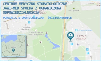 PORADNIA STOMATOLOGICZNA - CENTRUM MEDYCZNO-STOMATOLOGICZNE JAWI-MED SPÓŁKA Z OGRANICZONĄ ODPOWIEDZIALNOŚCIĄ - UL. WIŚLAN 10/I,  ŚWIĘTOCHŁOWICE
