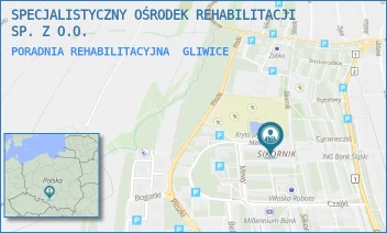 PORADNIA REHABILITACYJNA - SPECJALISTYCZNY OŚRODEK REHABILITACJI SP. Z O.O. - MEWY 34,  GLIWICE