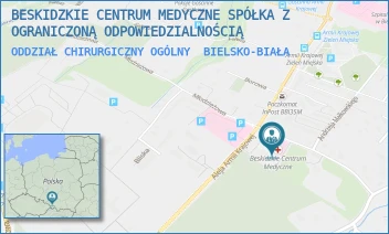 ODDZIAŁ CHIRURGICZNY OGÓLNY - BESKIDZKIE CENTRUM MEDYCZNE SPÓŁKA Z OGRANICZONĄ ODPOWIEDZIALNOŚCIĄ - UL. MŁODZIEŻOWA 21,  BIELSKO-BIAŁA