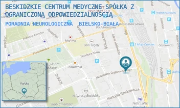 PORADNIA NEUROLOGICZNA - BESKIDZKIE CENTRUM MEDYCZNE SPÓŁKA Z OGRANICZONĄ ODPOWIEDZIALNOŚCIĄ - UL. JAROSŁAWA DĄBROWSKIEGO 3/1,  BIELSKO-BIAŁA