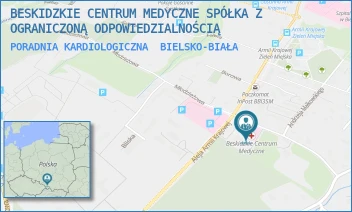 PORADNIA KARDIOLOGICZNA - BESKIDZKIE CENTRUM MEDYCZNE SPÓŁKA Z OGRANICZONĄ ODPOWIEDZIALNOŚCIĄ - UL. MŁODZIEŻOWA 21,  BIELSKO-BIAŁA