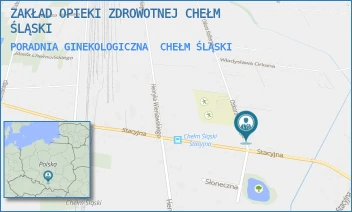 PORADNIA GINEKOLOGICZNA - ZAKŁAD OPIEKI ZDROWOTNEJ CHEŁM ŚLĄSKI - UL. KOLBERGA 2,  CHEŁM ŚLĄSKI