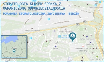 PORADNIA STOMATOLOGICZNA ZWYCIĘSTWA - STOMATOLOGIA KLUSEK SPÓŁKA Z OGRANICZONĄ ODPOWIEDZIALNOŚCIĄ - ZWYCIĘSTWA 30/219,  BĘDZIN