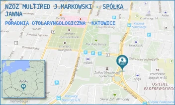 PORADNIA OTOLARYNGOLOGICZNA - NZOZ MULTIMED J.MARKOWSKI - SPÓŁKA JAWNA - UL. GRANICZNA 45,  KATOWICE