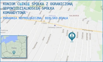 PORADNIA NEFROLOGICZNA - KONIOR CLINIC SPÓŁKA  KOMANDYTOWA - UL. PSZENNA 11,  BIELSKO-BIAŁA