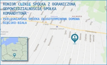 PIELĘGNIARSKA OPIEKA DŁUGOTERMINOWA DOMOWA - KONIOR CLINIC SPÓŁKA  KOMANDYTOWA - UL. PSZENNA 11,  BIELSKO-BIAŁA