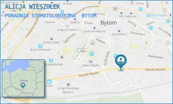 PORADNIA STOMATOLOGICZNA - ALICJA WIESZOŁEK - ZAMENHOFA 2/2,  BYTOM