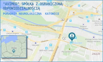 PORADNIA NEUROLOGICZNA - "AVIMED" SPÓŁKA Z OGRANICZONĄ ODPOWIEDZIALNOŚCIĄ - UL. GLIWICKA 159,  KATOWICE