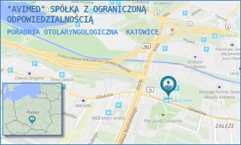 PORADNIA OTOLARYNGOLOGICZNA - "AVIMED" SPÓŁKA Z OGRANICZONĄ ODPOWIEDZIALNOŚCIĄ - UL. GLIWICKA 159,  KATOWICE