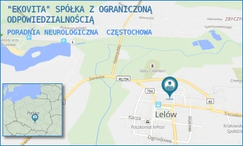 PORADNIA NEUROLOGICZNA - "EKOVITA" SPÓŁKA Z OGRANICZONĄ ODPOWIEDZIALNOŚCIĄ - UL. KLASZTORNA 23,  CZĘSTOCHOWA