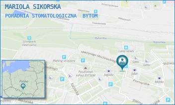 PORADNIA STOMATOLOGICZNA - MARIOLA SIKORSKA - UL. MAURYCEGO MOCHNACKIEGO 1A,  BYTOM