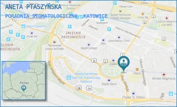 PORADNIA STOMATOLOGICZNA - ANETA PTASZYŃSKA - UL. UL. 3 MAJA 33,  KATOWICE