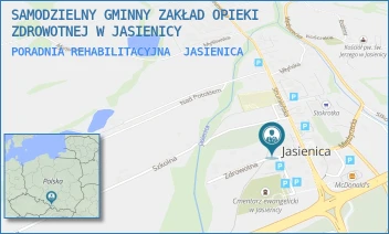 PORADNIA REHABILITACYJNA - SAMODZIELNY GMINNY ZAKŁAD OPIEKI ZDROWOTNEJ W JASIENICY - UL. JASIENICA 845,  JASIENICA