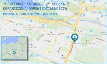 PORADNIA UROLOGICZNA - "CENTERMED KATOWICE 2" SPÓŁKA Z OGRANICZONĄ ODPOWIEDZIALNOŚCIĄ - BOCHEŃSKIEGO 38A,  KATOWICE