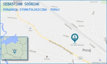 PORADNIA STOMATOLOGICZNA - SEBASTIAN SOŚNIAK - UL. 3 MAJA 25,  PORAJ