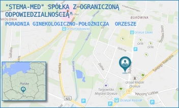 PORADNIA GINEKOLOGICZNO-POŁOŻNICZA - "STEMA-MED" SPÓŁKA Z OGRANICZONĄ ODPOWIEDZIALNOŚCIĄ" - UL. BUKOWINA 4,  ORZESZE