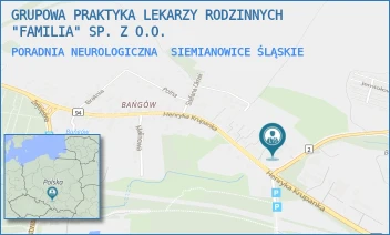 PORADNIA NEUROLOGICZNA - GRUPOWA PRAKTYKA LEKARZY RODZINNYCH "FAMILIA" SP. Z O.O. - UL. BAŃGOWSKA 70,  SIEMIANOWICE ŚLĄSKIE