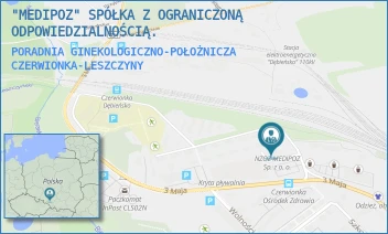 PORADNIA GINEKOLOGICZNO-POŁOŻNICZA - "MEDIPOZ" SPÓŁKA Z OGRANICZONĄ ODPOWIEDZIALNOŚCIĄ. - UL. 3 MAJA 36C,  CZERWIONKA-LESZCZYNY