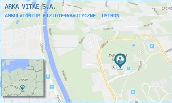 AMBULATORIUM FIZJOTERAPEUTYCZNE - ARKA VITAE S.A. - UL. SZPITALNA 21,  USTROŃ
