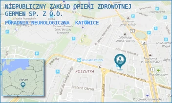 PORADNIA NEUROLOGICZNA - NIEPUBLICZNY ZAKŁAD OPIEKI ZDROWOTNEJ GERMEN SP. Z O.O. - UL. KS.KARD. STEF. WYSZYŃSKIEGO 4,  KATOWICE