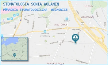 PORADNIA STOMATOLOGICZNA - STOMATOLOGIA SONIA WOLANIN - UL. GWIEZDNA 11,  WILKOWICE