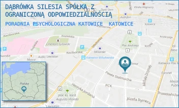PORADNIA PSYCHOLOGICZNA KATOWICE - DĄBRÓWKA SILESIA SPÓŁKA Z OGRANICZONĄ ODPOWIEDZIALNOŚCIĄ - UL. MARII SKŁODOWSKIEJ-CURIE 25/2,  KATOWICE