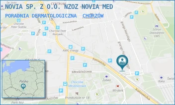 PORADNIA DERMATOLOGICZNA - NOVIA SP. Z O.O. NZOZ NOVIA MED - UL. IGNACEGO PADEREWSKIEGO 34,  CHORZÓW