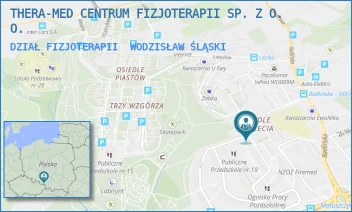 DZIAŁ FIZJOTERAPII - THERA-MED CENTRUM FIZJOTERAPII SP. Z O. O. - UL. OS. XXX-LECIA PRL 62,  WODZISŁAW ŚLĄSKI
