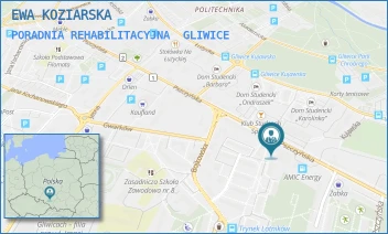PORADNIA REHABILITACYJNA - EWA KOZIARSKA - PSZCZYŃSKA 100,  GLIWICE