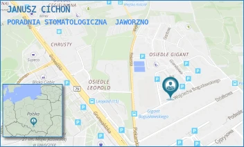 PORADNIA STOMATOLOGICZNA - JANUSZ CICHOŃ - UL. WOJCIECHA BOGUSŁAWSKIEGO 5,  JAWORZNO