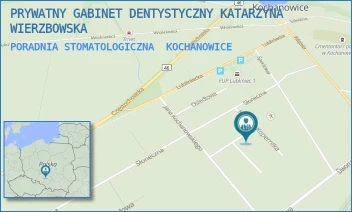 PORADNIA STOMATOLOGICZNA - PRYWATNY GABINET DENTYSTYCZNY KATARZYNA WIERZBOWSKA - UL. MICKIEWICZA 4,  KOCHANOWICE