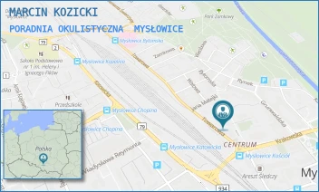 PORADNIA OKULISTYCZNA - MARCIN KOZICKI - UL. STAROKOŚCIELNA 4,  MYSŁOWICE