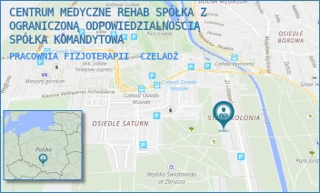 PRACOWNIA FIZJOTERAPII - CENTRUM MEDYCZNE REHAB SPÓŁKA Z OGRANICZONĄ ODPOWIEDZIALNOŚCIĄ SPÓŁKA KOMANDYTOWA - UL. 21 LISTOPADA 12,  CZELADŹ