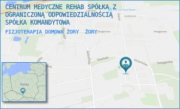 FIZJOTERAPIA DOMOWA ŻORY - CENTRUM MEDYCZNE REHAB SPÓŁKA Z OGRANICZONĄ ODPOWIEDZIALNOŚCIĄ SPÓŁKA KOMANDYTOWA - UL. GWARKÓW 22A,  ŻORY