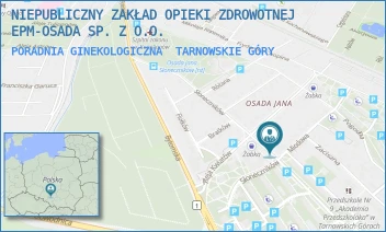 PORADNIA GINEKOLOGICZNA - NIEPUBLICZNY ZAKŁAD OPIEKI ZDROWOTNEJ EPM-OSADA SP. Z O.O. - UL. SŁONECZNIKÓW 44,  TARNOWSKIE GÓRY