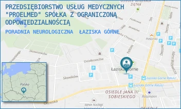 PORADNIA NEUROLOGICZNA - PRZEDSIĘBIORSTWO USŁUG MEDYCZNYCH "PROELMED" SPÓŁKA Z OGRANICZONĄ ODPOWIEDZIALNOŚCIĄ - PL. RATUSZOWY 1B,  ŁAZISKA GÓRNE