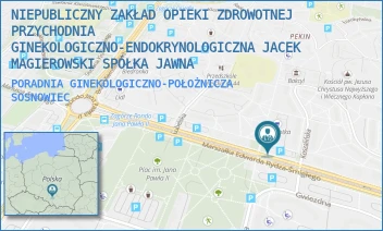 PORADNIA GINEKOLOGICZNO-POŁOŻNICZA - NIEPUBLICZNY ZAKŁAD OPIEKI ZDROWOTNEJ PRZYCHODNIA GINEKOLOGICZNO-ENDOKRYNOLOGICZNA JACEK MAGIEROWSKI SPÓŁKA JAWNA - UL. MARSZ. EDWARDA RYDZA ŚMIGŁEGO 7,  SOSNOWIEC