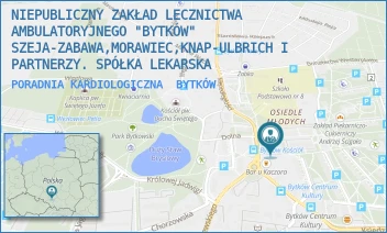PORADNIA KARDIOLOGICZNA - NIEPUBLICZNY ZAKŁAD LECZNICTWA AMBULATORYJNEGO "BYTKÓW" - KNAP-ULBRICH, UCHWAT I PARTNERZY, SPÓŁKA LEKARSKA - UL. NIEPODLEGŁOŚCI 29,  BYTKÓW