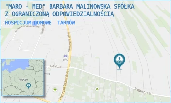 HOSPICJUM DOMOWE - "MARO - MED" BARBARA MALINOWSKA SPÓŁKA Z OGRANICZONĄ ODPOWIEDZIALNOŚCIĄ - UL. ZAGUMNIE 23A,  TARNÓW