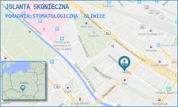 PORADNIA STOMATOLOGICZNA - JOLANTA SKONIECZNA - UL. NORBERTA BARLICKIEGO 6/1,  GLIWICE