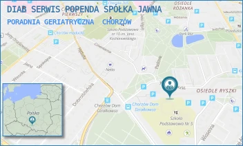 PORADNIA GERIATRYCZNA - DIAB SERWIS POPENDA SPÓŁKA JAWNA - UL. JÓZEFA RYSZKI 51,  CHORZÓW