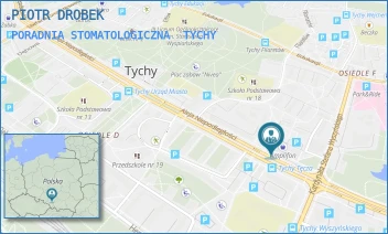 PORADNIA STOMATOLOGICZNA - PIOTR DROBEK - AL. NIEPODLEGŁOŚCI 87,  TYCHY