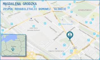ZESPÓŁ REHABILITACJI DOMOWEJ - MAGDALENA GRODZKA - TOSZECKA 18,  GLIWICE
